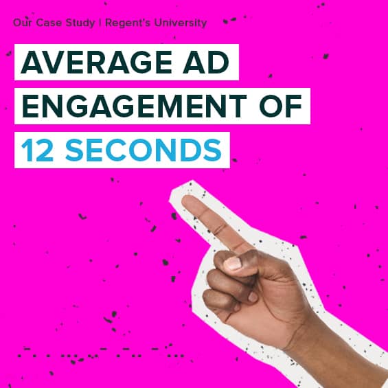 average ad engagement of 12 seconds