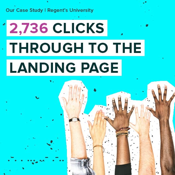 2736 clicks through to the landing page