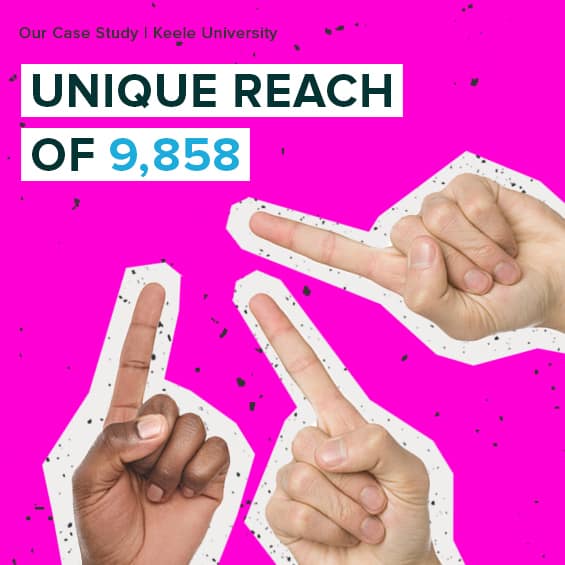 9858 unique reach